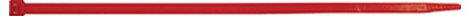 Intercable 183217 ICC61602 Kábelkötöző 100 mm 2.5 mm Piros Műanyag nyelvvel 1 db