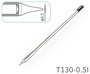 Atten T130-0.5I Forrasztóhegy Hegyes forma Hegy méret 0.5 mm Csúcs hossza 26 mm Tartalom, tartalmi e 2. bélyegkép