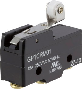 Mikrokapcsoló 250 V/AC 15 A 1 x BE/(BE) Cherry Switches GPTCRM01 nyomó 1 db