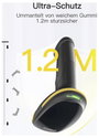 inateck Vonalkód olvasó Bluetooth® 1D, 2D LED Fekete Kézi szkenner állvánnyal 6. bélyegkép
