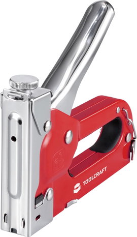 TOOLCRAFT TO-10666239 Kézi tűzőgép Kapocs típus 53-as típus, Typ 1008F Kapocs hosszúság 4 - 14 mm