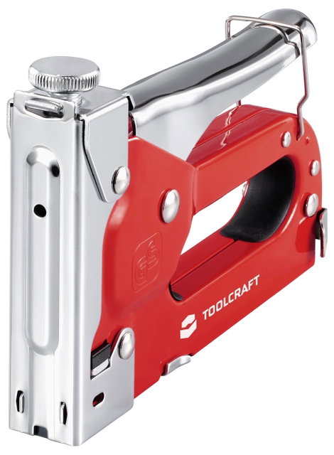 TOOLCRAFT TO-10666239 Kézi tűzőgép Kapocs típus 53-as típus, Typ 1008F Kapocs hosszúság 4 - 14 mm 2. kép