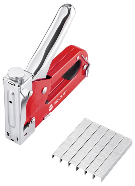 TOOLCRAFT TO-10666239 Kézi tűzőgép Kapocs típus 53-as típus, Typ 1008F Kapocs hosszúság 4 - 14 mm 4. kép