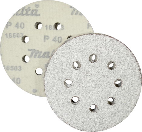 Makita D-65816 Csiszolópapír Szemcsézet 40 (Ø) 125 mm 10 db