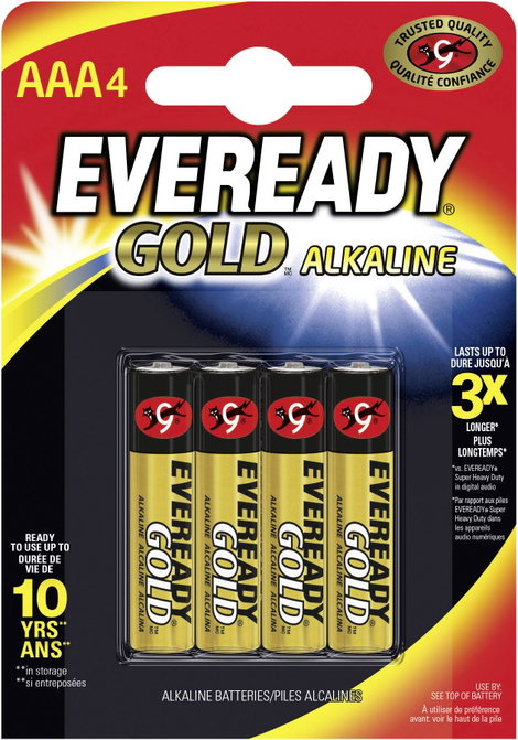 Eveready Mikroelem Gold Alkáli mangán 1.5 V 4 db 7. kép