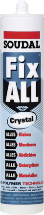 Soudal FIX ALL CRYSTAL Tömítő ragasztó Gyártói szín Üvegtiszta 83111104 290 ml bélyegkép