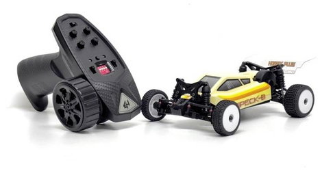 Hobby Plus 1:24 2WD Buggy Speck-B RTR (Vintage Creme)+ Absima Case Krém Brushed 1:24 RC kezdő modell 3. kép
