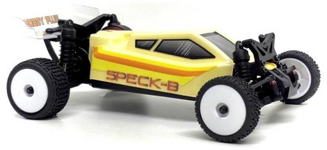 Hobby Plus 1:24 2WD Buggy Speck-B RTR (Vintage Creme)+ Absima Case Krém Brushed 1:24 RC kezdő modell 4. kép