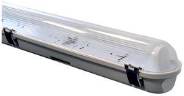 Insatech Lámpatest nedves helyiségbe LED csövek G13 Élénk szürke