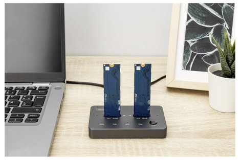 Digitus USB-C® dokkoló állomás Digitus DA-71545-1 Stazione di docking per dischi con funzione di clo 11. kép