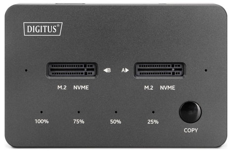 Digitus USB-C® dokkoló állomás Digitus DA-71545-1 Stazione di docking per dischi con funzione di clo 7. kép
