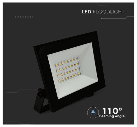 V-TAC VT-44022 23984 LED-es fényszóró EEK: F (A - G) 20 W Fényszín (fényforrás): Semleges fehér 7. kép