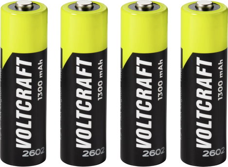 VOLTCRAFT Ceruzaakku NiMH 1300 mAh 1.2 V 4 db