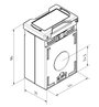 Celsa ALO R21 200/5A 2.5VA Kl. 1 70142-0116-0250 Feltűzhető áramátalakító Elsődleges áram 200 A Máso 5. bélyegkép