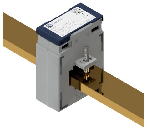 Celsa ALO 3015 50/5A 1.25VA Kl. 3 70142-0152-0125 Feltűzhető áramátalakító Elsődleges áram 50 A Máso 5. kép