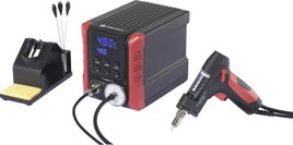 TOOLCRAFT TC-8955 Kiforrasztó állomás digitális 150 W 300 - 480 °C Ónszippantó pumpával