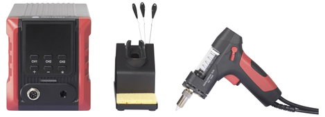 TOOLCRAFT TC-8955 Kiforrasztó állomás digitális 150 W 300 - 480 °C Ónszippantó pumpával 2. kép