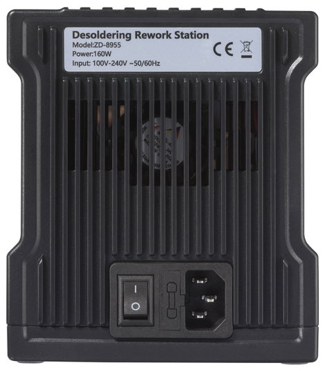 TOOLCRAFT TC-8955 Kiforrasztó állomás digitális 150 W 300 - 480 °C Ónszippantó pumpával 3. kép