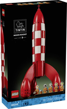6589580 LEGO® IDEAS Tintin holdrakétái  Felnőtt készlet 6 Tintin karakterrel