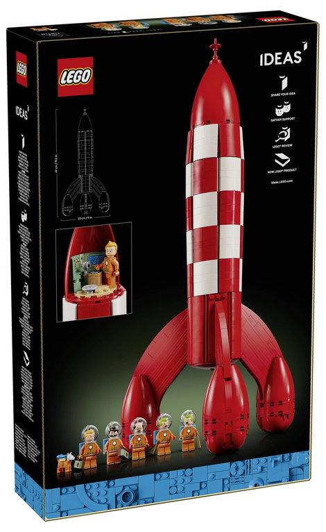 6589580 LEGO® IDEAS Tintin holdrakétái Felnőtt készlet 6 Tintin karakterrel 2. kép