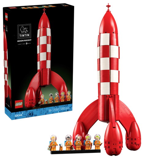 6589580 LEGO® IDEAS Tintin holdrakétái Felnőtt készlet 6 Tintin karakterrel 3. kép