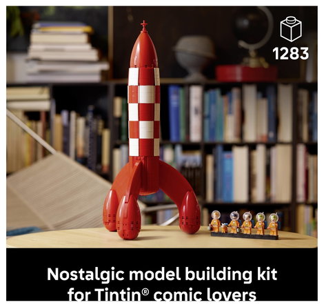 6589580 LEGO® IDEAS Tintin holdrakétái Felnőtt készlet 6 Tintin karakterrel 4. kép