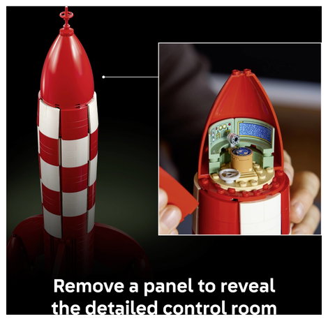 6589580 LEGO® IDEAS Tintin holdrakétái Felnőtt készlet 6 Tintin karakterrel 6. kép