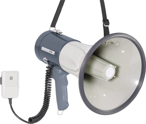 Megafon kézi mikrofonnal, hordpánttal, markolattal max.45W SpeaKa ER-66S 3. kép