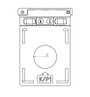 Celsa ALO R21 150/1A 3.75VA Kl. 1 70142-0095-0375 Feltűzhető áramátalakító Elsődleges áram 150 A Más 6. bélyegkép