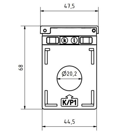 Celsa ALO-E 3015 200/5A 2.5VA Kl. 0.5 70142-0189-0250 Áramváltó, kalibrálva Elsődleges áram 200 A Má 6. kép
