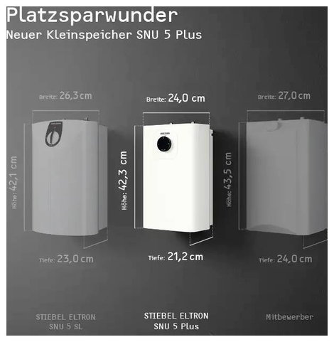 Stiebel Eltron 204972 SNU 5 Plus Kicsi tároló A (A+ - F) 7. kép