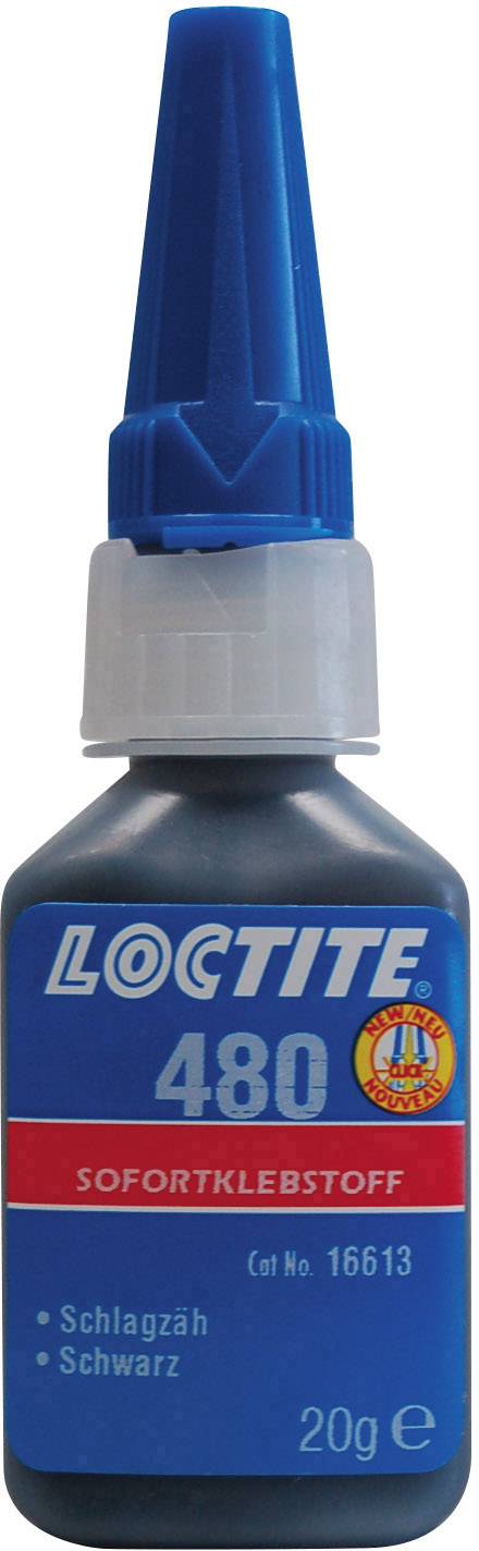 Pillanatragasztó Fekete 20 G LOCTITE 480