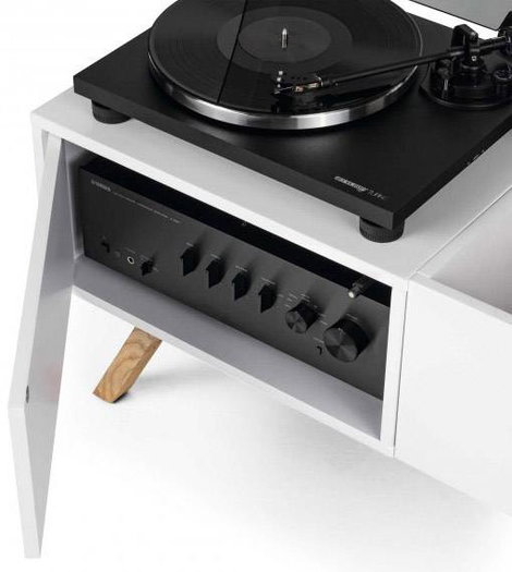 Glorious DJ Turntable Lowboard Mobil DJ asztal MDF 6. kép