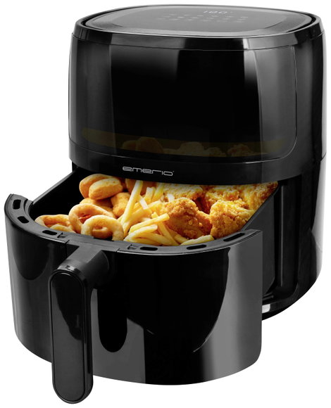 EMERIO AF-129329.3 Forrólevegős fritőz 5 l 1500 W Fekete