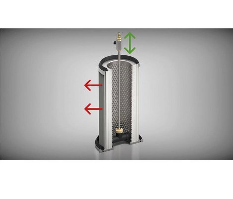 HSM Entstauber HSM DE 1-8 Portalanító 1 l 4. kép