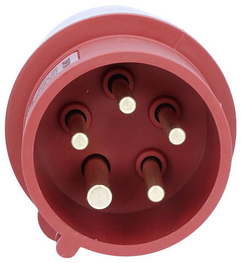 AS Schwabe Mérőadapter 4 mm-es biztonsági hüvely - CEE dugó, 16 A, 5 pólusú 4. kép