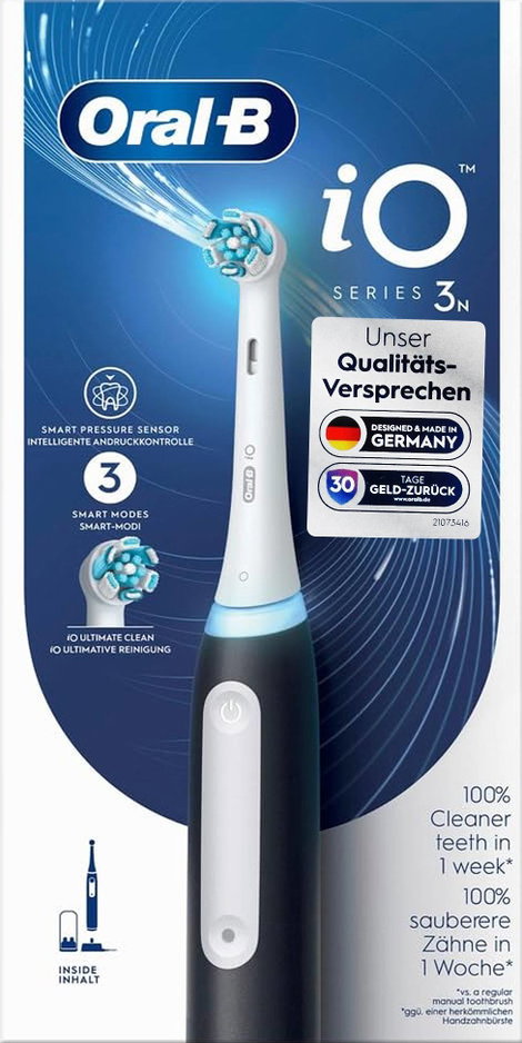 Oral-B iO Series 3 730744 Elektromos fogkefe Fekete