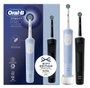 Oral-B Vitality Pro D103 Duo 4210201446514 Elektromos fogkefe Forgó/pulzáló Fehér, Kék, Fekete bélyegkép