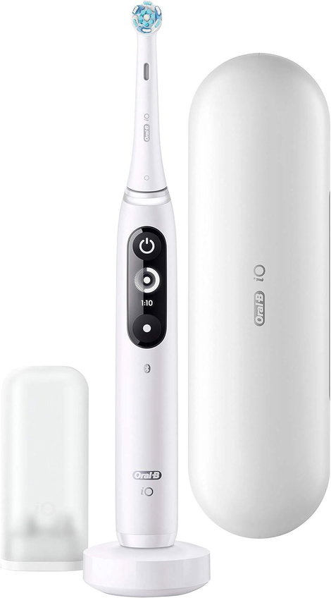 Oral-B iO Series 6 White JAS22 Elektromos fogkefe Forgó/oszcilláló Fehér