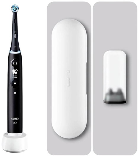 Oral-B iO Series 6 Black Lava JAS22 Elektromos fogkefe Fekete