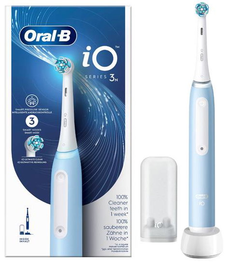 Oral-B Braun Oral-B iO Series 3n Ice Blue Elekt 8006540730850 Elektromos fogkefe Világoskék, Fehér