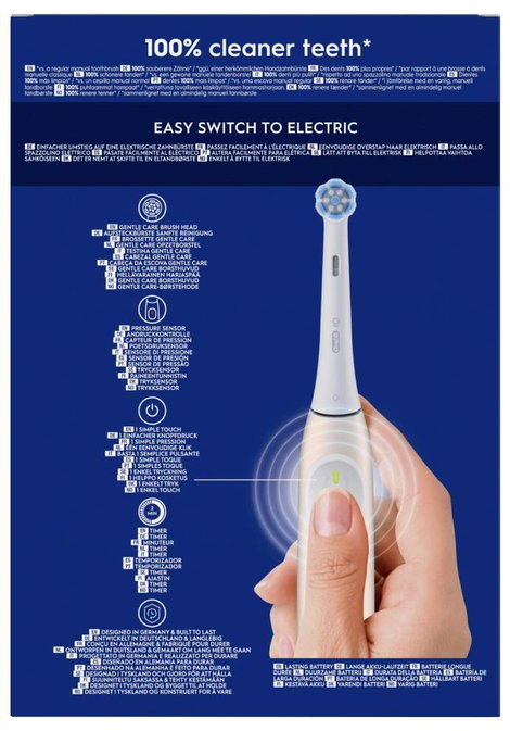 Oral-B Braun Oral-B iO Series 2 Night Black/Cal 62470 Elektromos fogkefe Ultrahangos fogkefe Fekete, 4. kép
