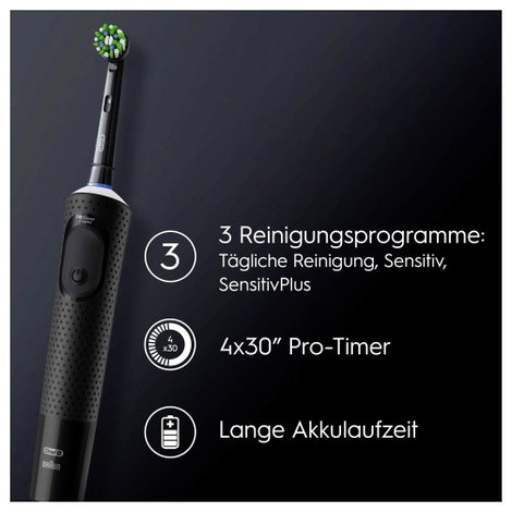 Oral-B Vitality Pro D103 Hangable 427063 Elektromos fogkefe Fekete 4. kép