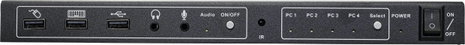 Renkforce 4 port KVM átkapcsoló HDMI USB 3840 x 2160 Pixel, 4096 x 2160 Pixel 3. kép