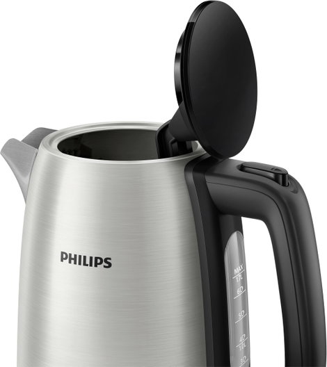 Philips Home HD9350/90 Daily Vízforraló Nemesacél, Fekete Tartalom: 1.7 l 2. kép