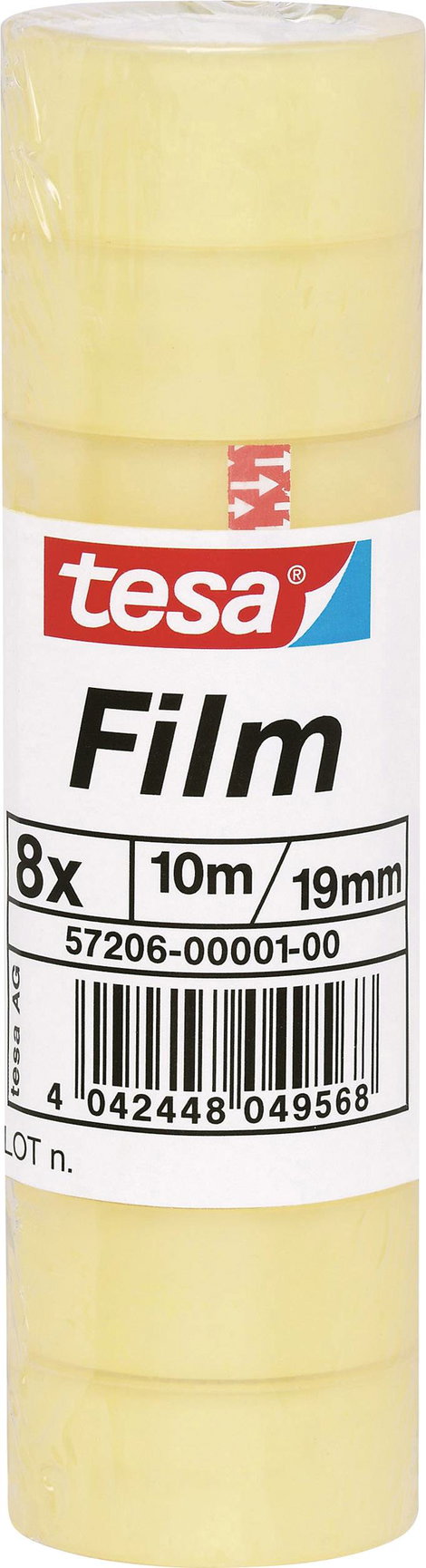 tesa 57206-00001-01 tesafilm Standard Átlátszó (H x Sz) 10 m x 19 mm 8 db