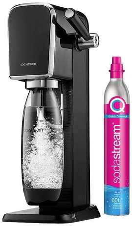 Szódakészítő, fekete/nemesacél, Sodastream Art 7290113764439