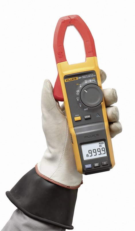 AC/DC árammérő lakatfogó, True RMS, levehető flexibilis mérőfej, Fluke 381 3. kép