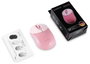 Perixx PERIMICE-802 Pink WLAN egér Bluetooth™ Rózsaszín 3 Gombok 1000 dpi 3. bélyegkép