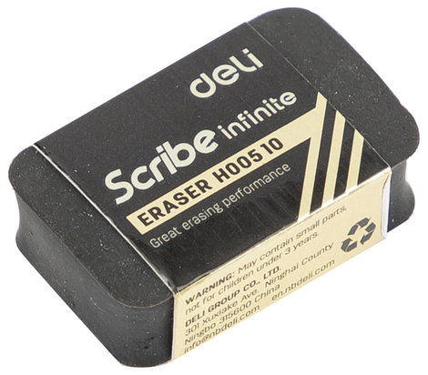 DELI EH00510 D437390 Radírok Fekete 3. kép